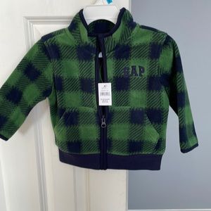 NWT 12-18 month Baby gap fleece zip up